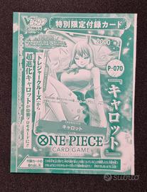 One Piece Card Game Carrot P-070 Promo Giapponese