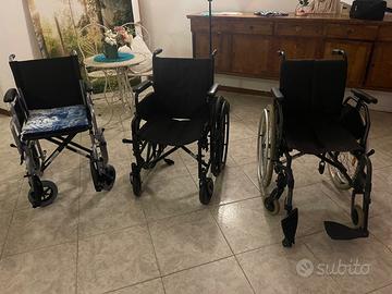 Sedie a rotelle per degenti