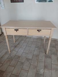 Tavolo con cassetti anni 40