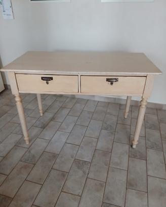 Tavolo con cassetti anni 40