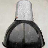 Lampada industriale Vintage smaltata Mazda Francia