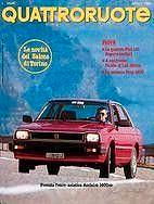 Rivista Quattroruote aprile 1982
