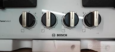 Piano cottura a 60 cm vetro temperato bianco