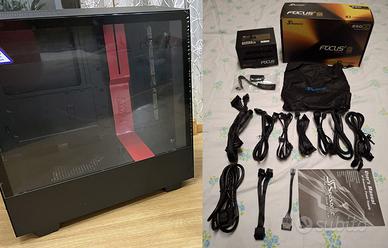 Case NZXT H510 ATX, Psu SEASONIC FOCUS+ 650W, NEW