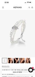 Bracciale con madreperle Hefang