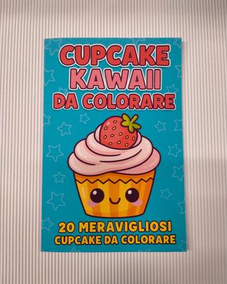 Album da colorare cupcake kawaii 
