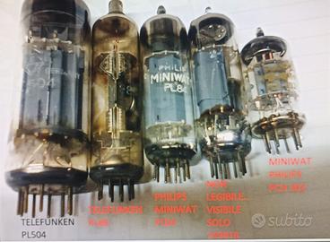 Valvole Philips Telefunken