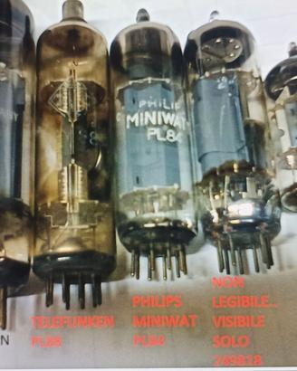 Valvole Philips Telefunken