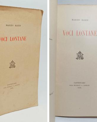 VOCI LONTANE - MARINO MARIN Prima edizione 898