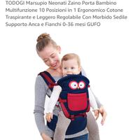 marsupio porta bambini