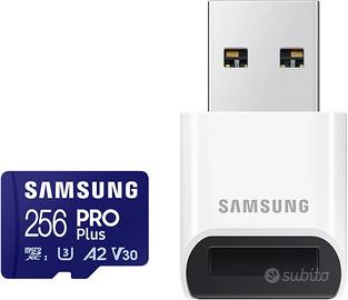 Micro SD Samsung Pro Plus 256GB + adattatore USB