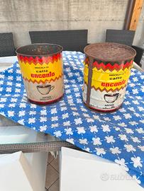 Bidoni caffe latta vecchi