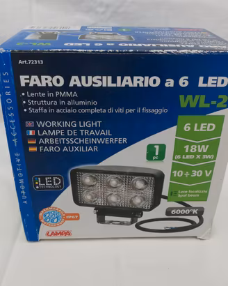 Faro ausiliario a 6 LED LAMPA WL‐2 – nuovo