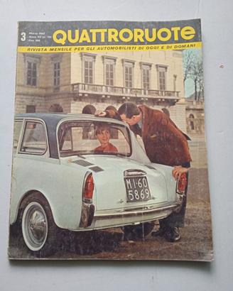 RIVISTA QUATTRORUOTE MARZO 1962 N° 75