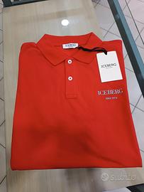 Polo uomo rossa Iceberg