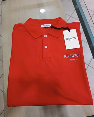 Polo uomo rossa Iceberg