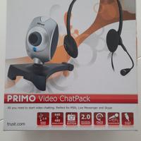 Set videocamera con microfono e cuffie per PC
