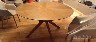 tavolo rotondo legno Tomasucci