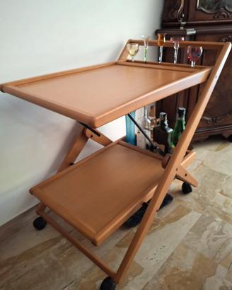 Carrello portavivande Foppapedretti in legno