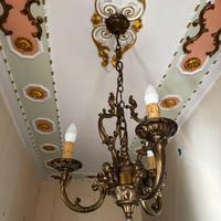 Lampadario Stile Classico in Bronzo