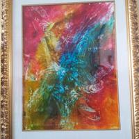 Dipinto "LA GALASSIA BLU" di ANGELO MARCIANO - Tec