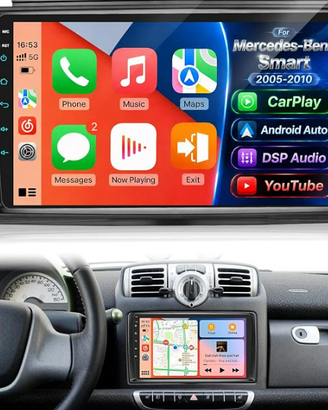 Autoradio Monitor 9" Smart Fortwo (2005-2010)