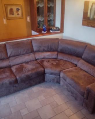 Divano letto con relax di poltrone e sofà