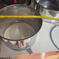 set filtri e prefiltri in acciaio inox