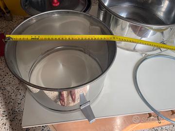 set filtri e prefiltri in acciaio inox