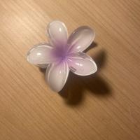 Pinza Capelli Fiore Lilla/Bianco