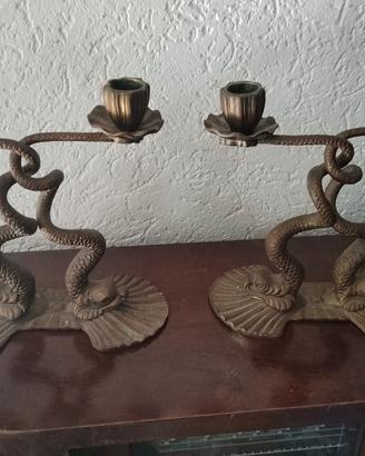coppia candelabri vintage