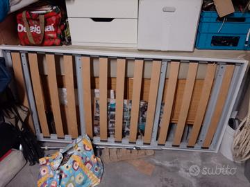Letto adulto struttura e materasso 