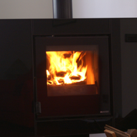 Stufa a legna LA NORDICA EXTRAFLATE modello 4 :3