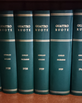 Quattroruote e Mondo Sommerso - riviste anni 1950