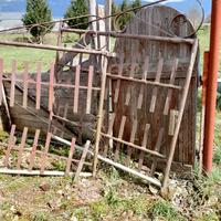 cancello doppia anta in ferro battuto 