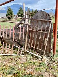 cancello doppia anta in ferro battuto 