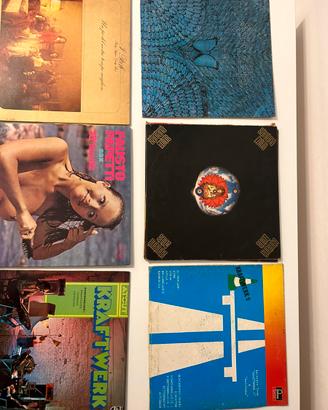 Vinili Pink Floyd, Goblin, Kraftwerk, Papetti ecc.