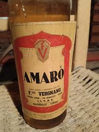 bottiglia collezione di amaro Vergnano