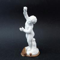 GINORI N Coronata BAMBINO Palla Putto PORCELLANA 