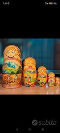 Matrioska russa istoriata 