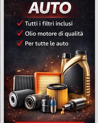 Kit tagliando per tutte le auto