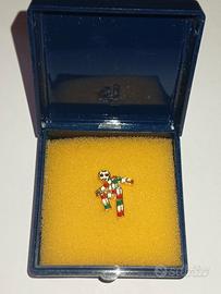 SPILLA MASCOTTE ITALIA 90 CALCIO, Vintage 