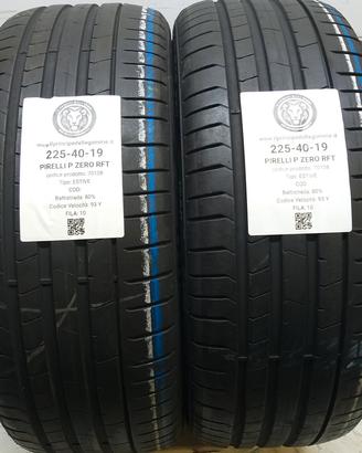 2 GOMME 225 40 19 PIRELLI A70108