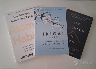 Ikigai/Atomic Habits /The Mountain Is You