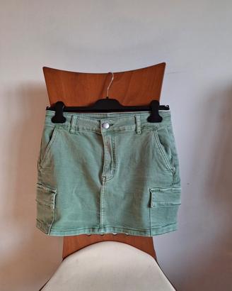 gonna denim verde tg M