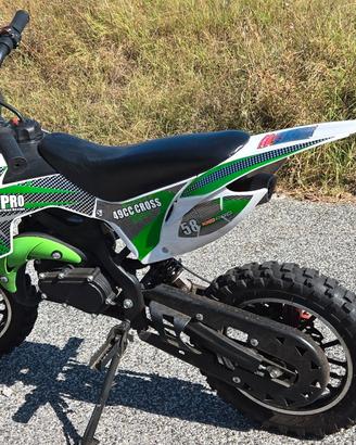 minimoto cross  kxd pro da 49cc
