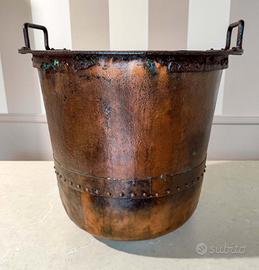 Paiolo Grande Francese Rame fine XVIII Secolo