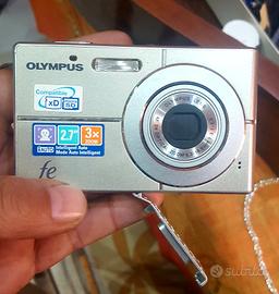 OLYMPUS fe  argento  completa micro sd caricatore