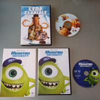 lotto 2 DVD L'era Glaciale + Monsters University