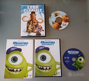 lotto 2 DVD L'era Glaciale + Monsters University